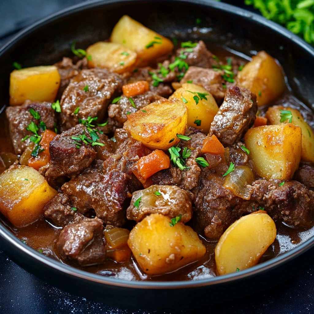 Carne guisada con patatas