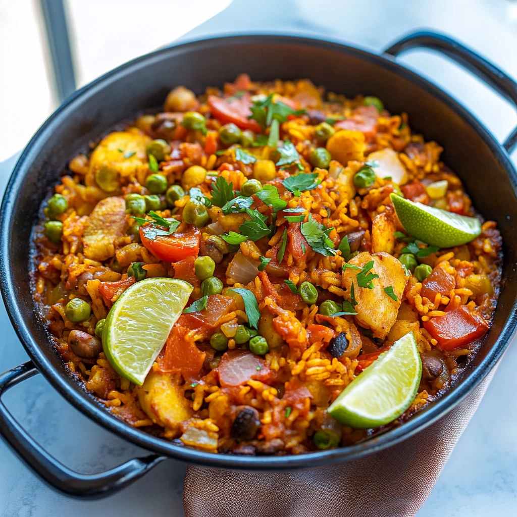 paella vegana saludable